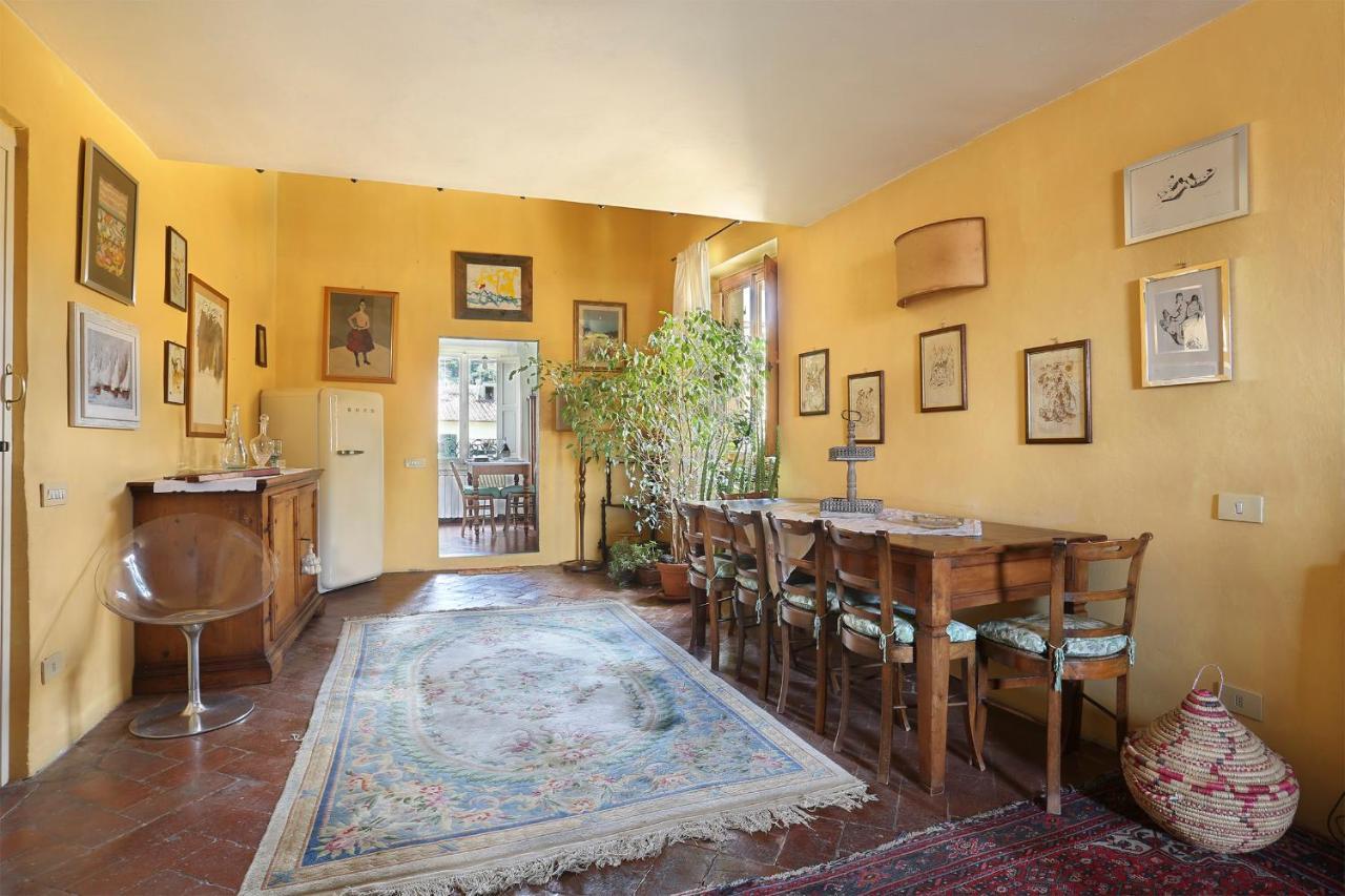 A Postcard View In A Vintage Apartment Florencia Exterior foto